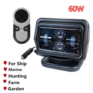 Lampe <span class=keywords><strong>de</strong></span> <span class=keywords><strong>travail</strong></span> à longue portée Lampe <span class=keywords><strong>de</strong></span> recherche rechargeable avec télécommande <span class=keywords><strong>Phare</strong></span> extérieur LED d'inondation <span class=keywords><strong>de</strong></span> tache rotative magnétique forte - Product Image 5