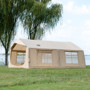 Carpa inflable familiar, carpa inflable para acampar de 6 a 8 personas, carpa impermeable con salida para estufa para glamping familiar - Product Image 3