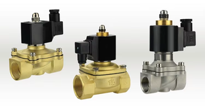 Chất Lượng Cao 2 W 2S160 200 250 350 400 500 Không Khí Nước Dầu Brass Thép Không Gỉ 2/2 Cách 24V 220V AC DC Solenoid Van - Product Image 2