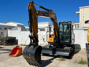 Mesin ekskavator kecil 7 ton merek terkenal Tiongkok, mesin penggali perayap mini <span class=keywords><strong>8</strong></span> ton sany 75 sany 60 6 ton/7 ton/<span class=keywords><strong>8</strong></span> ton - Product Image 4