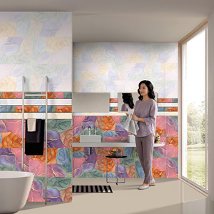 12x18 Carreaux muraux en céramique numérique brillant 300x450mm japonais pour chambre salon hall salle de bain intérieur pas cher prix inde - Product Image 2