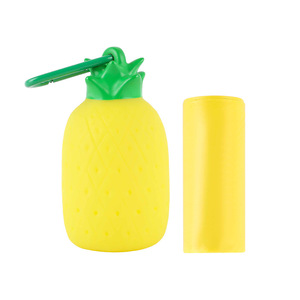 Dispensador de bolsas para excrementos de perros Pineapple, biodegradable, portátil, para uso en exteriores. - Product Image 4