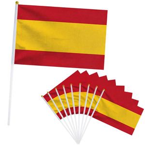 Drapeau en tissu tissé à la main, double face, ultra-léger, compact, pour les voyages, la fête nationale, les festivals, les supporters, drapeau à main - Product Image 1