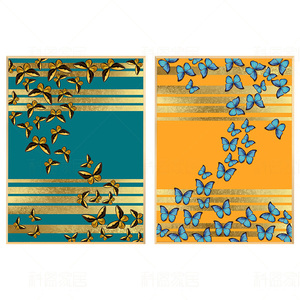 Peinture de décoration de salon de luxe Simple, atmosphère américaine abstraite, chambre modèle d'hôtel, peinture suspendue - Product Image 1