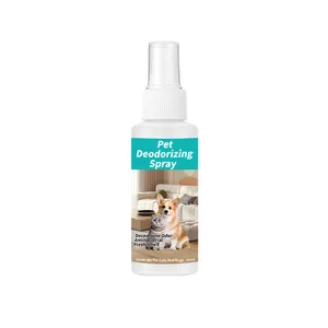 Nouveau produit naturel sûr très hydratant chien parfum vaporisateur déodorant pour animaux de compagnie