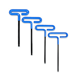 Clé en T à tête hexagonale 45 #   Outil de quincaillerie en acier PVC 5/16"1/4"7/<span class=keywords><strong>32</strong></span>"3/16"5/<span class=keywords><strong>32</strong></span>" - Product Image 1