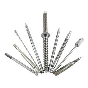 OEM CNC Custom Products Cylindrical <b>Steel</b> Knurled <b>Pin</b> Rolled Threaded Shaft High Precision CNC Machining Industrial Automation - Product Image 1