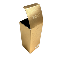 Boîte cadeau pliable personnalisée avec logo imprimé, impression quadricolore, revêtement UV, boîte en carton, boîte en papier, cadeau fleur éternelle