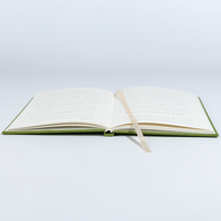 Journal en tissu cahier personnalisé carnet de notes en lin à couverture rigide personnalisé agenda planificateur avec boîte postale cadeau