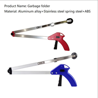 Collecteur d'ordures pliable en alliage d'aluminium, pince sanitaire pour ramasser les objets