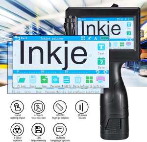 Máquina de impresión de inyección de tinta de mano para metal no poroso, plástico, código QR, marcado por lotes, tinta de secado rápido XP600 para impresora de cuero - Product Image 2