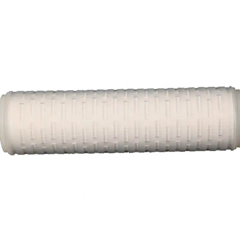 Pes Pleated Filter Cartridges 10 Inch 0.2 Micron Filter Pes Membrane Filters With Low Pressure Drop