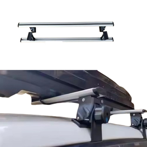 <strong>Universal</strong> Exterior Accessories Roof Top Cross bar Aluminum Alloy Roof <strong>Racks</strong> Roof <strong>Rail</strong> Black and Silver Color