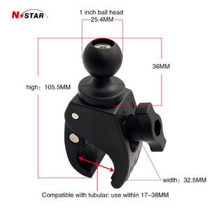 1/4 vít phạm vi máy ảnh bóng Núi mở rộng <span class=keywords><strong>c</strong></span>ánh tay hành động máy ảnh <span class=keywords><strong>C</strong></span> kẹp Núi 1 inch khung xe đạp bóng <span class=keywords><strong>c</strong></span>ơ sở cho GoPro - Product Image 5