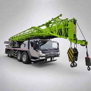 Grue mobile hydraulique de 80 tonnes avec une portée des stabilisateurs de 8 m pour une stabilité maximale sur les chantiers en terrain souple - Product Image 1