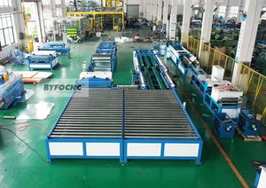 HVAC Stainless Steel Rectangular Pipe Making Machine Manufacture Auto Duct Line 5 Air Tube Production Equipment