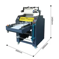 Laminateur hydraulique automatique WD FM-400B, machine à plastifier le papier de 390 mm, équipement de plastification simple et double
