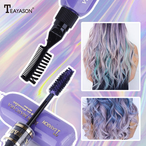 Crema Colorante Temporanea Monouso per Capelli Bianco <span class=keywords><strong>Blu</strong></span> Scuro, <span class=keywords><strong>Mascara</strong></span> Colorato Bivalente per Capelli e Ciglia - Product Image 3
