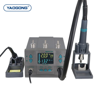 YAOGONG 862DW 1060W Thermostat intelligent numérique souffleur de chaleur <span class=keywords><strong>fer</strong></span> à <span class=keywords><strong>souder</strong></span> outils de réparation de téléphone portable pistolet à Air chaud Station de soudage - Product Image 1