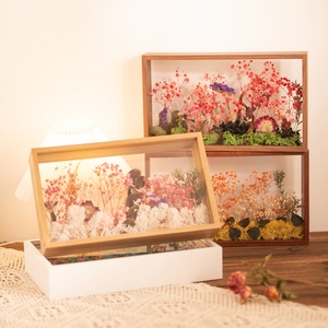 Photo Frame Depth 3cm Nordic <b>Shadow</b> <b>Box</b> Dried Flower Insects Specimen Holder Handmade Diy Gift Home Decor Wooden Picture Frame - Product Image 6