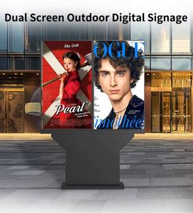 Màn hình kép IP66 không thấm nước 4k quảng cáo thương mại Video Player đôi Totem 32 43 49 55 inch ngoài trời <span class=keywords><strong>LCD</strong></span> kỹ thuật số biển - Product Image 4