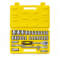 HEHE 12,5 mm – Lot de 32 outils de réparation automobile en acier au chrome-vanadium (Cr-V) avec cliquet et douilles, mallette rigide, pour bricolage à domicile – Vente en gros usine