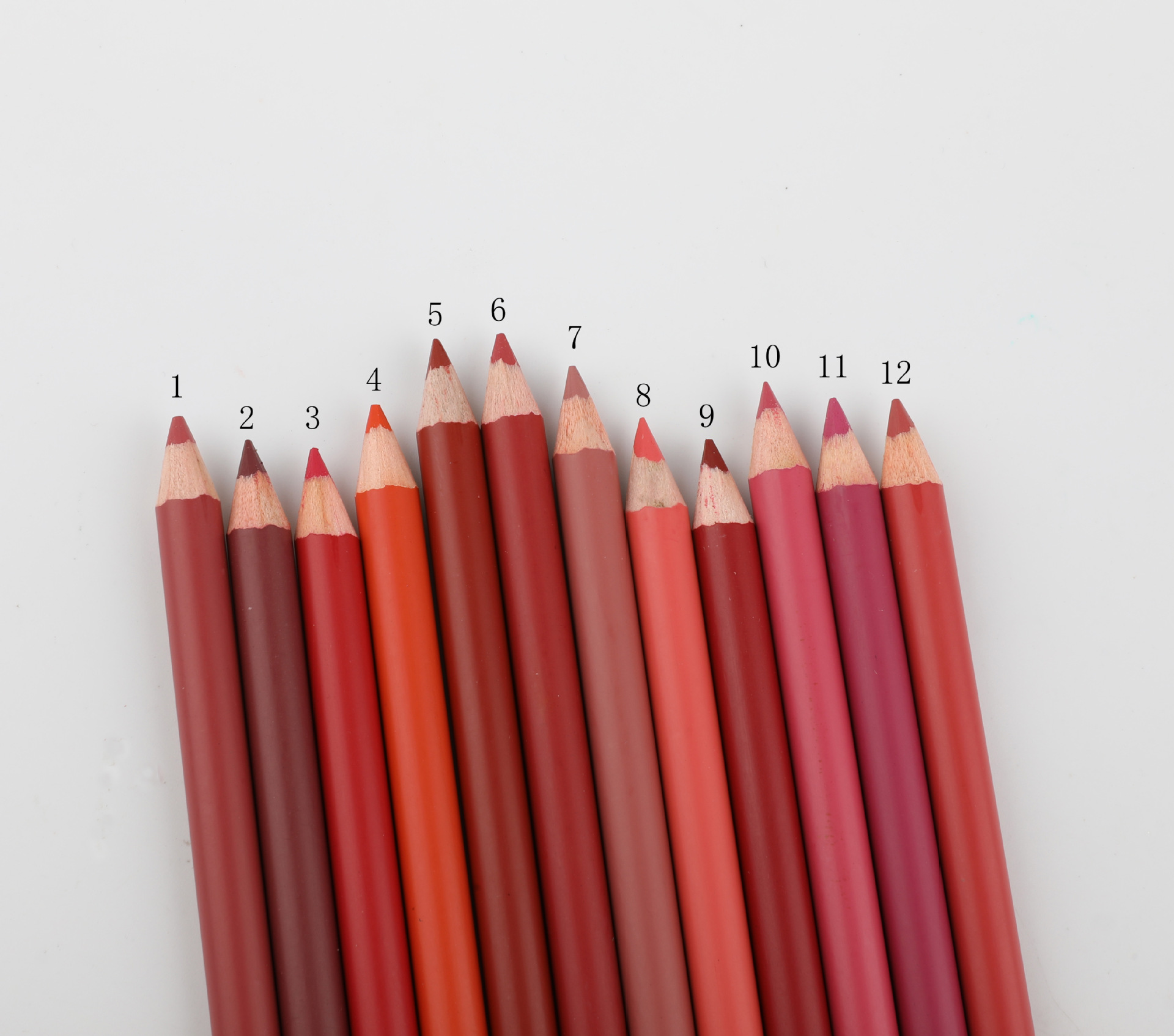 Лидер продаж, высокопигментный блеск для губ, матовый натуральный водостойкий глянцевый Контурный карандаш для губ 2 в 1, личный LabelMatte Lipliner