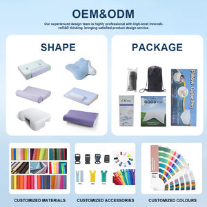 OEM/ODM kustom 2-in-1 Bantal serviks silikon dapat disesuaikan, dukungan leher ergonomis untuk menghilangkan rasa sakit, pemasok industri & Perdagangan - Product Image 6