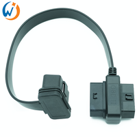 Cable OBD J1962 Cable adaptador OBD plano de 16 pines macho a hembra tipo T 30 CM