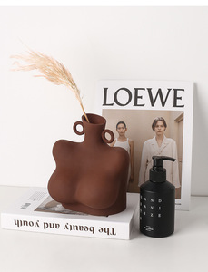 Jingdezhen Handmade Ceramic Body Art <strong>Flower</strong> <strong>Vases</strong> Unique Wall&amp;Floor <strong>Vase</strong> for Home Office Decorations - Product Image 5