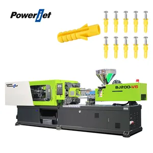 Powerjet Plastic Anchor Wall Bolt Plug Screw Plastic Cover Making Injection Molding Machine