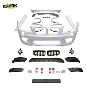 Para <span class=keywords><strong>BMW</strong></span> <span class=keywords><strong>X1</strong></span> Series E84 actualización a <span class=keywords><strong>M</strong></span> Sport <span class=keywords><strong>M</strong></span> Tech estilo parachoques delantero rejilla faldones laterales arcos de rueda parachoques trasero cuerpo Kit Bodykit - Product Image 1