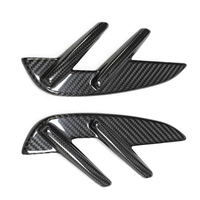 Pour BMW M3 M4 G80 G82, garniture de garde-boue en fibre de carbone sèche style OE, autocollant de ventilation latérale, accessoires extérieurs automobiles