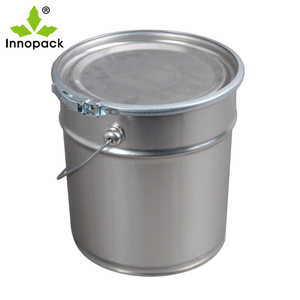 Seau métallique de <span class=keywords><strong>10</strong></span> <span class=keywords><strong>litres</strong></span> / Bidon en fer / Baril en acier avec couvercle à anneau de verrouillage - Product Image 2