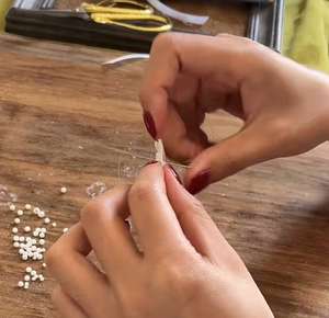 Baby <strong>Headbands</strong> for Baby Girls Traditional Chinese Bows Rhinestone Beads <strong>Hello</strong> <strong>Kitty</strong> Hair Clips French Pin Braid Accessories - Product Image 4