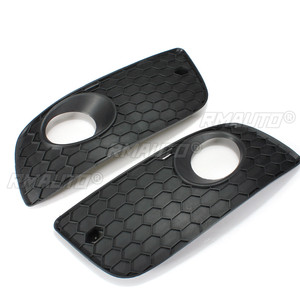 Auto Front Lower Bumper <b>Mesh</b> <b>Grill</b> Racing Grille + Fog Lamp Cover <b>for</b> VW MK5 Golf GTI Jetta GT 2005 2006 2007 2008 2009 - Product Image 2