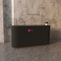 Yicheng Beauty - Bureau d'accueil commercial moderne personnalisable, petit format, grande capacité de rangement, prix abordable