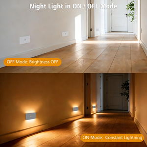 Up Down Wall Sconce Motion <b>Sensor</b> Magnetic Mount AAA Battery Powered Night <b>Lights</b> Wardrobe Kitchen Kids Room Led Cabinet <b>Light</b> - Product Image 4