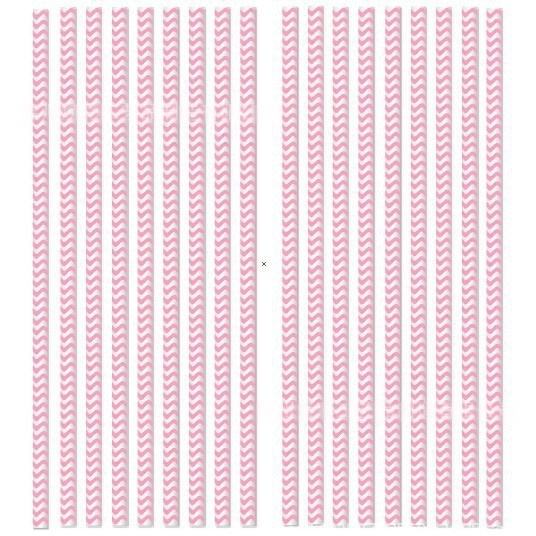 Pink     drinking straw * 25pcs
