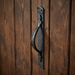 Wholesale Supply Industrial Iron <b>Door</b> <b>Handle</b> Black Metal <b>Pull</b> Hardware for Exterior Use Easy Installation Available For Export - Product Image 4