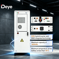 Deye GE-F60 CE 61.44kWh LiFePO4 ESS Système d'extinction d'incendie par aérosol IP55 Noir pour la sauvegarde d'usine
