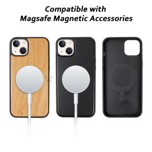 2024 fundas de teléfono de madera maciza para <span class=keywords><strong>iPhone</strong></span> 13 Pro Max DIY madera grabado láser fundas de teléfono móvil - Product Image 3