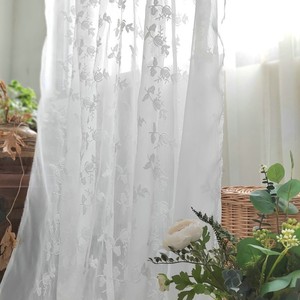 Tissu en crêpe de chiffon 75D brodé de fleurs de luxe, tissu en tulle polyester pour robe de mariée et <span class=keywords><strong>rideaux</strong></span> - Product Image 2