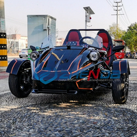 Fabrication en usine de tricycles ZTR pour adultes, voiture de sport convertible à trois roues inversées
