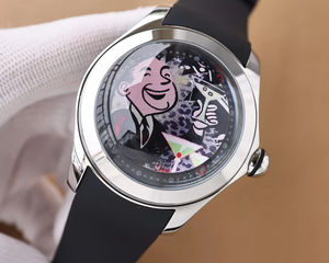 นาฬิกา Corum สำหรับผู้ชาย ขนาด 44 มม. ตัวเรือนเหล็กกล้า ระบบอัตโนมัติ กลไกจักรกล ดีไซน์ Big Bubble สไตล์ Magical Pop พร้อมโลโก้สั่งทำพิเศษ - Product Image 2