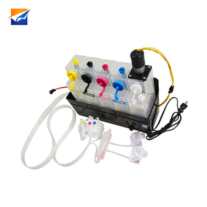 ZYJJ 6 color CISS White Film Ink Circulation DTF Printer Continuous Ink Tank Supply System for E-pson L800 L1800 L805