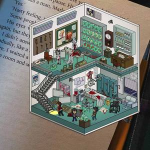 Pegatinas 3D de Paisajes Estéreo, Escenas de Anime Creativas, Mini Mundo, Material PET Decorativo para Collage y Manualidades - Product Image 4