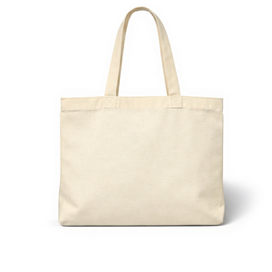 Sac fourre-tout en toile de coton biologique imprimé avec logo personnalisé, grande taille, motif floral, sac de shopping, poignée d'épaule, usage quotidien - Product Image 3