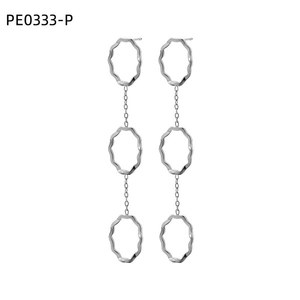 ต่างหูแฟชั่น PE0333 สำหรับผู้หญิง เครื่องประดับคุณภาพสูง - Product Image 1