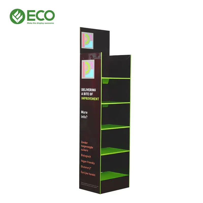 Shop Corrugated Pop Display Shelf Promotion Product Cardboard Displays Stand